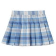 thumbnail image 1 of IEFIEL Kids Girls Schoolgirl Kilt Plaid A-Line Skirt Casual Outdoor Side Split Pleated Tartan Miniskirt School Wear, 1 of 7