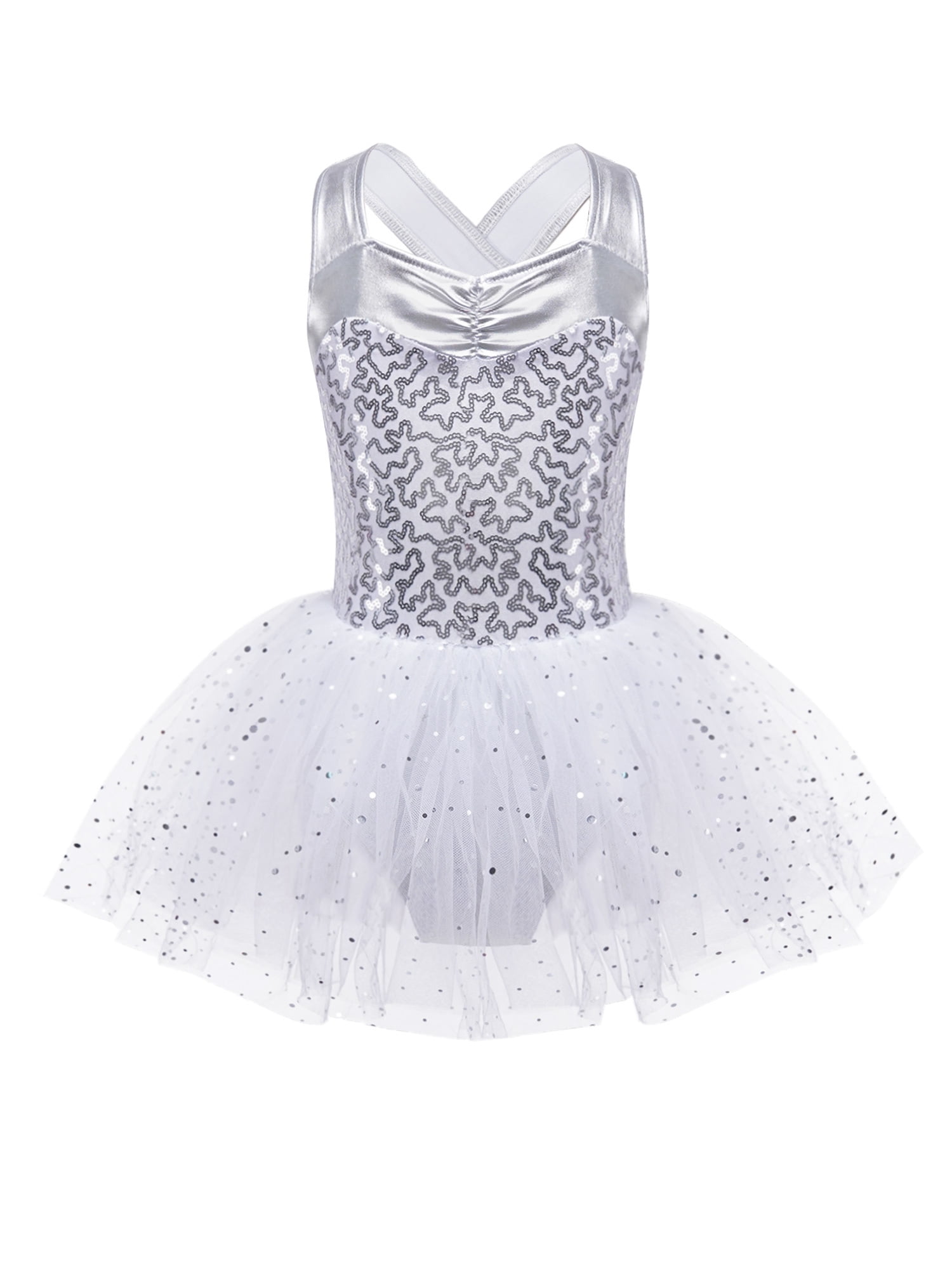 Criss Cross Mesh Skirted Leo main image 0