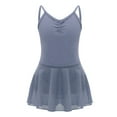 thumbnail image 1 of IEFIEL Kids Girls Spaghetti Straps Backless Ballet Dance Dress V Neck Sleeveless Camisole Leotard Dress, 1 of 7