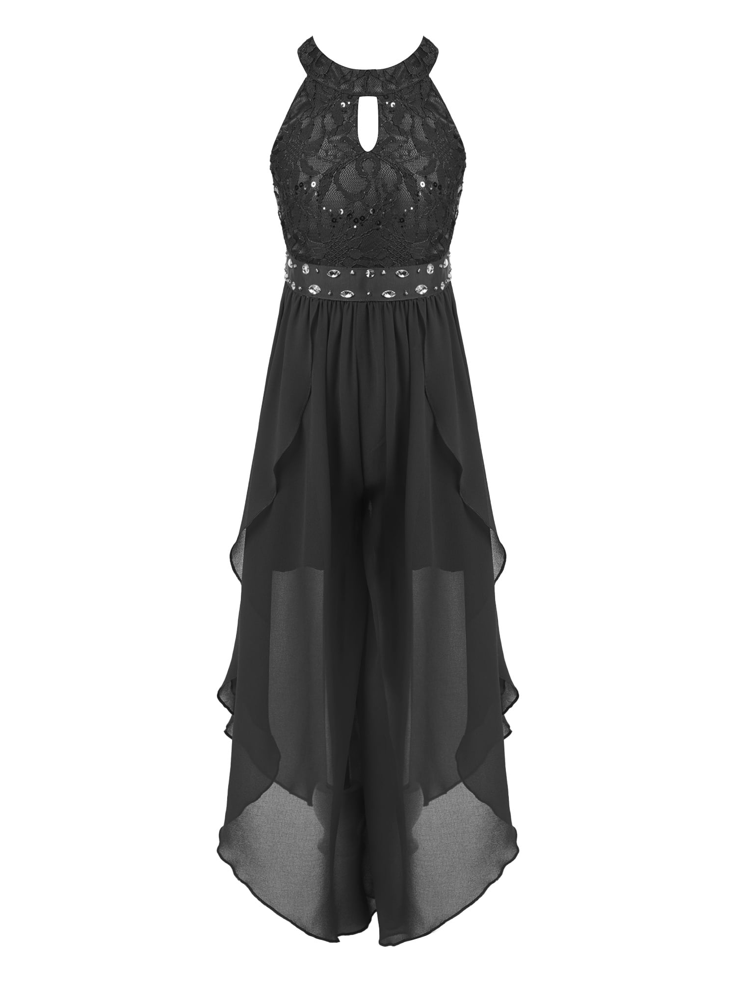 black romper prom dress Princess Polly Shantelle Organic Cotton Romper in Black at Nordstrom, Size 6