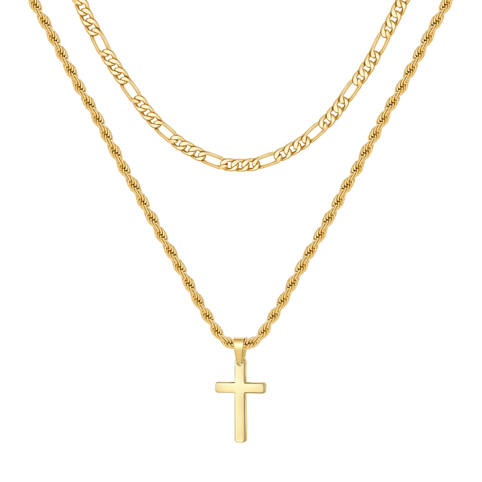 Young mens cross necklace sale