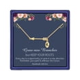thumbnail image 1 of IEFSHINY Graduation Gifts For Her 2023 14K Gold Plated Graduation Necklace Arrow Necklace Dainty CZ Pendant Necklace, 1 of 5