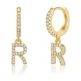 thumbnail image 1 of IEFSHINY Initial Earrings for Women Hypoallergenic Huggie Hoop Earrings Jewelry Gifts for Women, 1 of 6