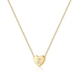 thumbnail image 1 of IEFSHINY Initial Heart Necklace for Women Dainty Heart Pendant Necklace for Women Jewelry Gifts, 1 of 6
