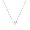 thumbnail image 1 of IEFSHINY Initial Heart Necklace for Women Dainty Heart Pendant Necklace for Women Jewelry Gifts, 1 of 6