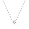 thumbnail image 1 of IEFSHINY Initial Heart Necklace for Women Dainty Heart Pendant Necklace for Women Jewelry Gifts, 1 of 6