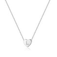 thumbnail image 1 of IEFSHINY Initial Heart Necklace for Women Dainty Heart Pendant Necklace for Women Jewelry Gifts, 1 of 6