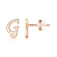 thumbnail image 1 of IEFSHINY Initial Stud Earrings for Women 925 Sterling Silver Stud Earrings Hypoallergenic Earrings for Women, 1 of 5