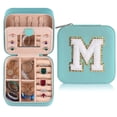 thumbnail image 1 of IEFSHINY Small Jewelry Box for Girls, Travel Initial Jewelry Organizer Box, Mini Travel Jewelry Box, 1 of 6