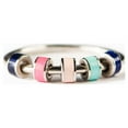 thumbnail image 1 of IEFSHINY Spinning Ring for Women Anxiety Ring with Beads Fidget Ring Enamel Relief Ring for Women, 1 of 5