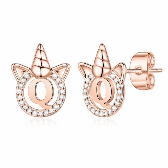 IEFSHINY Unicorns Gifts for Women Earrings S925 Sterling Silver Post Little Women Earrings Unicorn Stud Earrings for Women