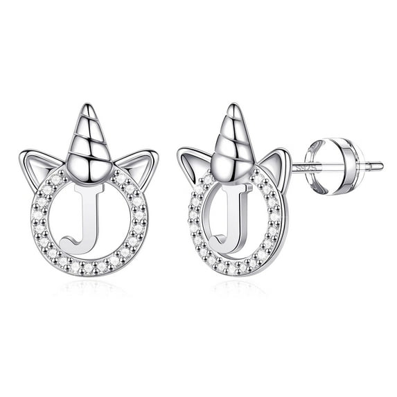 IEFSHINY Unicorns Gifts for Women Earrings S925 Sterling Silver Post Little Women Earrings Unicorn Stud Earrings for Women