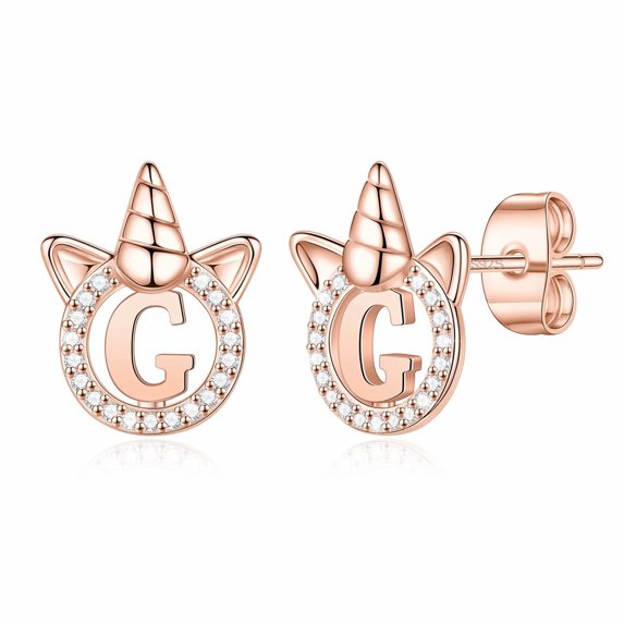 IEFSHINY Unicorns Gifts for Women Earrings S925 Sterling Silver Post Little Women Earrings Unicorn Stud Earrings for Women