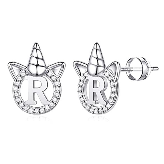 IEFSHINY Unicorns Gifts for Women Earrings S925 Sterling Silver Post Little Women Earrings Unicorn Stud Earrings for Women