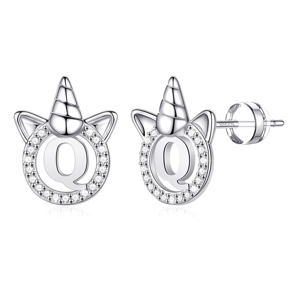 IEFSHINY Unicorns Gifts for Women Earrings S925 Sterling Silver Post Little Women Earrings Unicorn Stud Earrings for Women