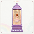 Snow Princess Design IEGIFT 10.83 in. Purple Princess Lantern Glitter Snow Globe Lantern ...