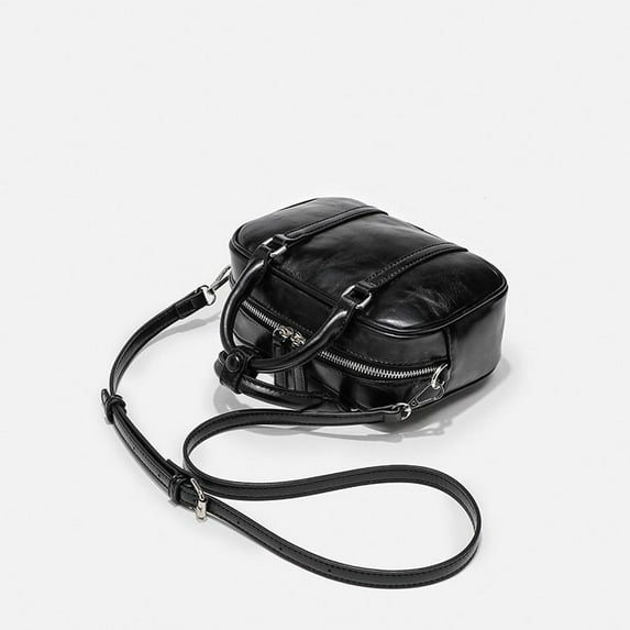 IELGY College Vintage Shoulder College Versatile Portable Premium Crossbody Bag, Boston Bag
