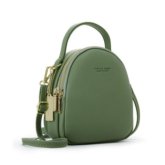 IELGY Korean style solid color simple large capacity small backpack women