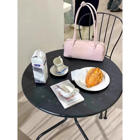 IELGY Korean version bow armpit bag, fashionable and casual versatile large-capacity shoulder bag.