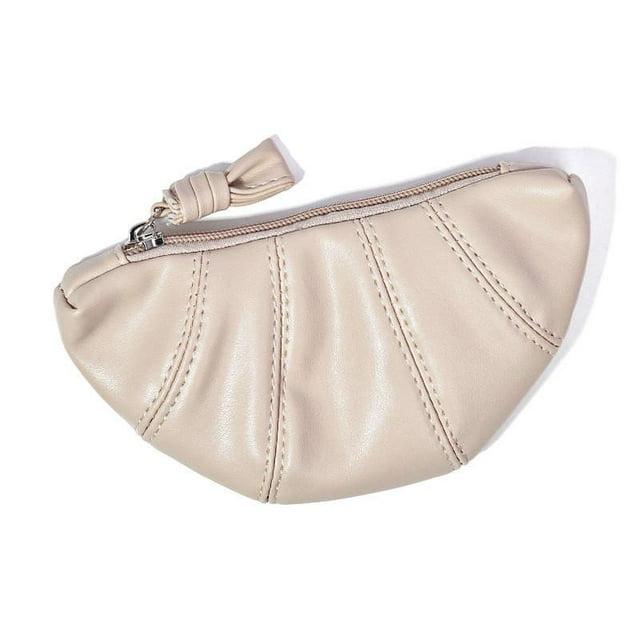 IELGY Korean version ins croissant bag, niche texture dumpling bag, large capacity simple solid color change bag