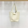 thumbnail image 1 of IELGY Korean version of fashionable personalized vegetable basket portable soft texture shoulder crossbody bucket bag, 1 of 2