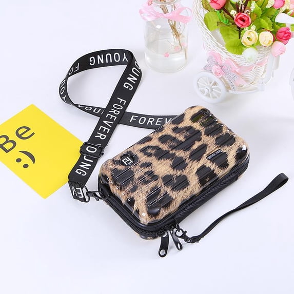 IELGY Small Bag Female Messenger One-shoulder Personality Holding Suitcase-style Box