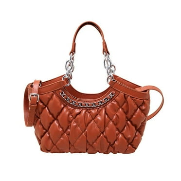IELGY Women's Fashion Rhombus Handbag, Versatile Commuter Bag Handbag