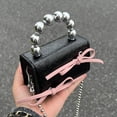 thumbnail image 1 of IELGY chain bag female bowknot mini cute sweet hand shoulder bag, 1 of 4
