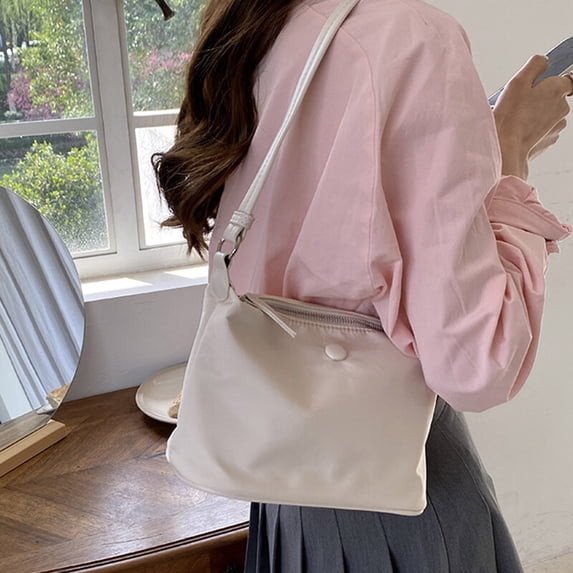 IELGY handbag women's versatile lightweight simple zipper dumpling bag