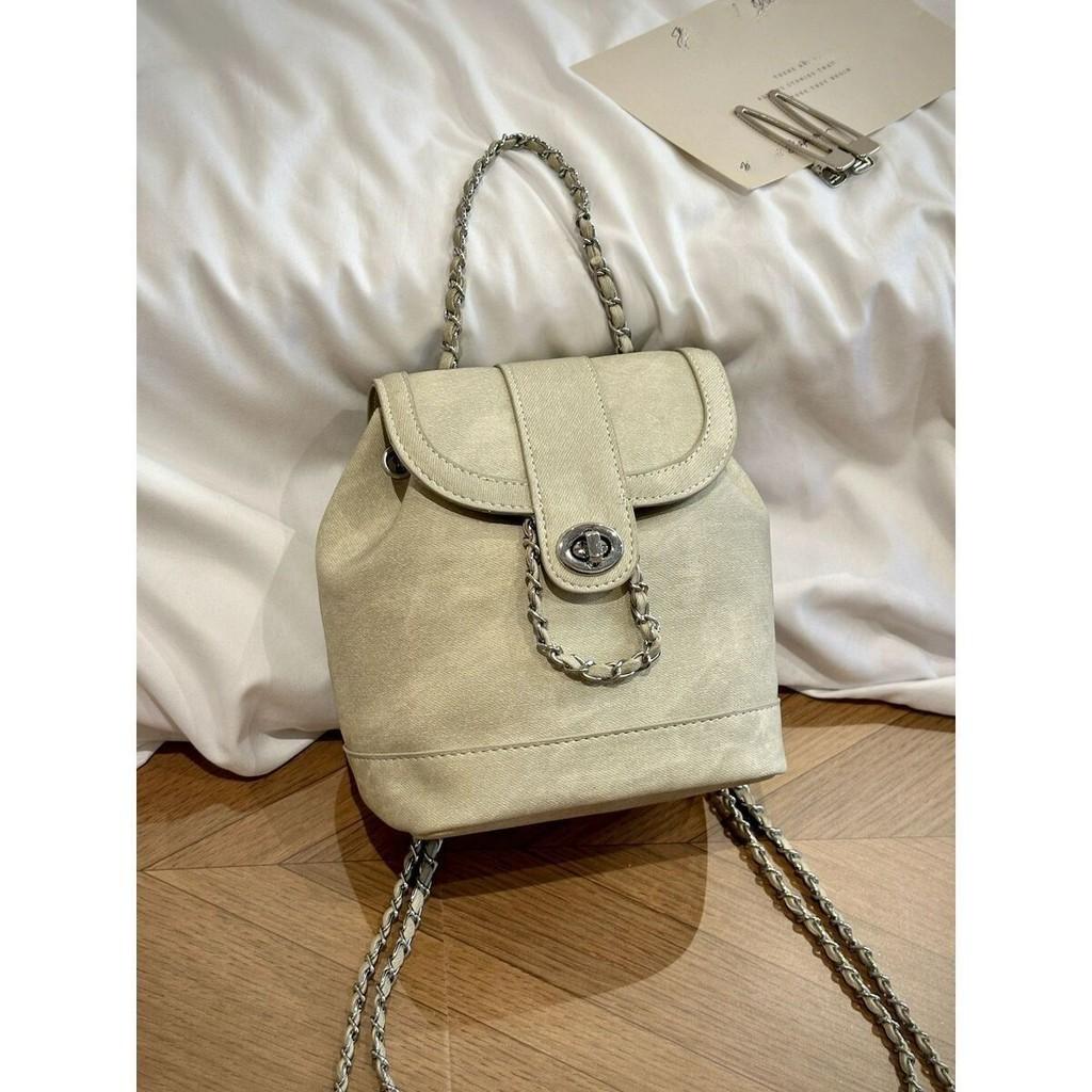 IELGY niche design chain backpack, versatile bucket bag, high-end going ...