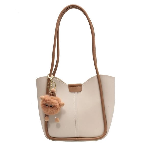 IELGY women's Korean version of retro large-capacity class commuter shoulder bag, fashionable tote bag