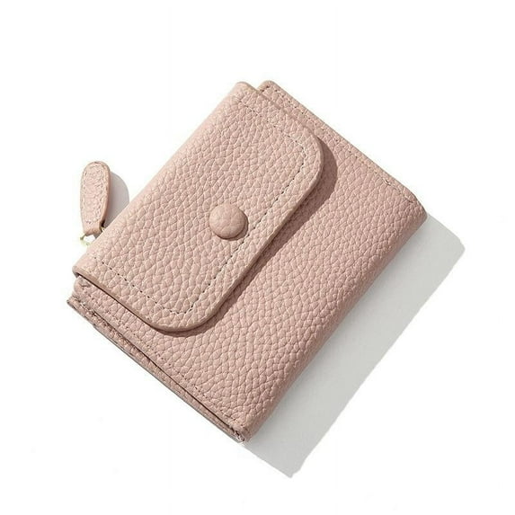 IELGY women's fashion short solid color mini wallet