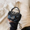 thumbnail image 1 of IELGY women's handbag, fashion diamond chain messenger small square bag, 1 of 2