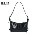 thumbnail image 1 of IELGY women's messenger and one shoulder bag all-match black fashion bag, 1 of 9