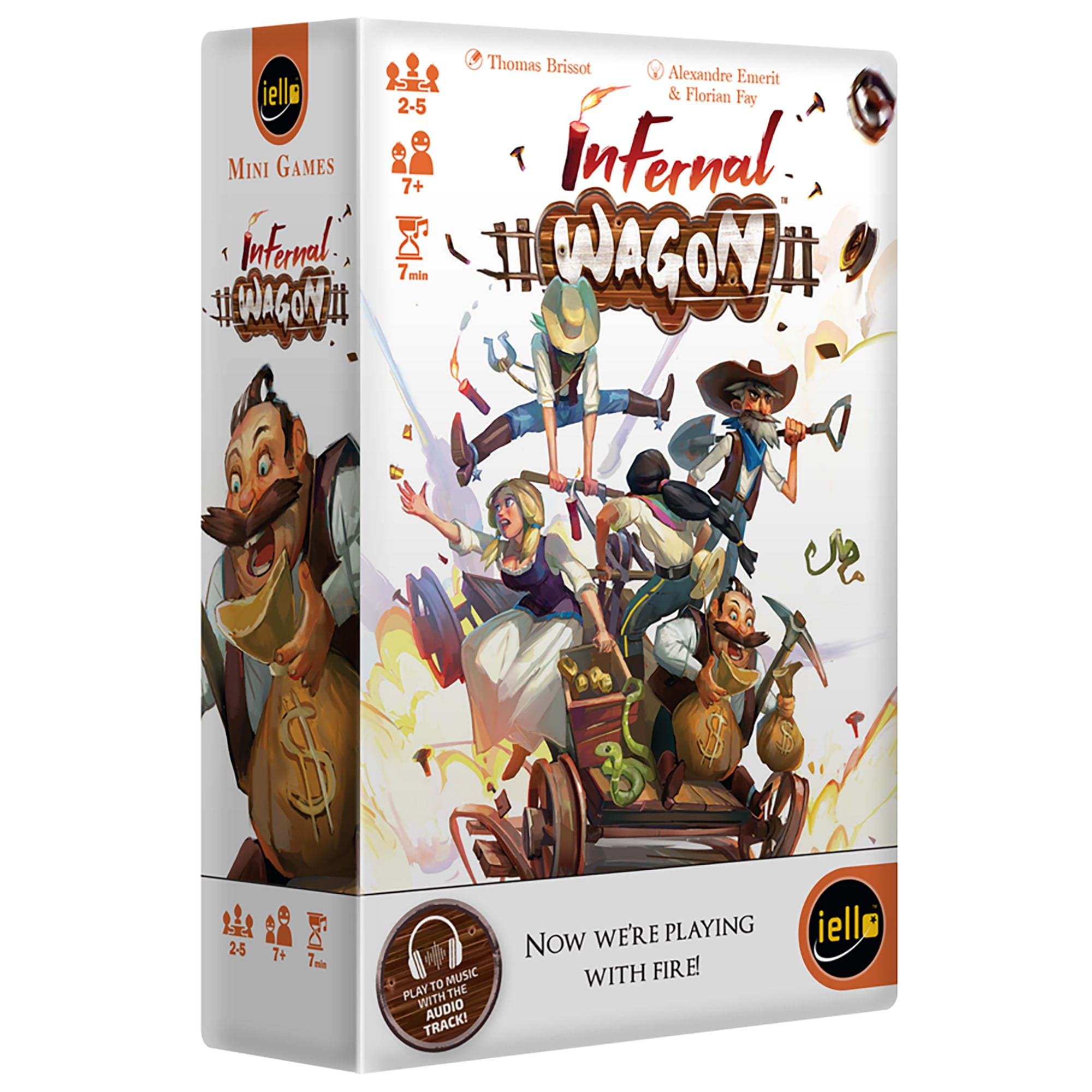 IELLO: Infernal Wagon - Quick Party Game, Complete Pre-established  Objectives To Prove your Team Skill, Family Game, Ages 7+, 2-5 Players, 7  Minute ...