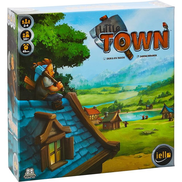 IELLO Little Town, Strategy Board Game, Fun for The Whole Family