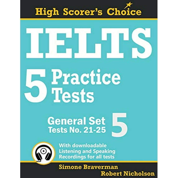 Pre-Owned IELTS 5 Practice Tests, General Set 5: Tests No. 21-25 (Paperback) 0648000079 9780648000075