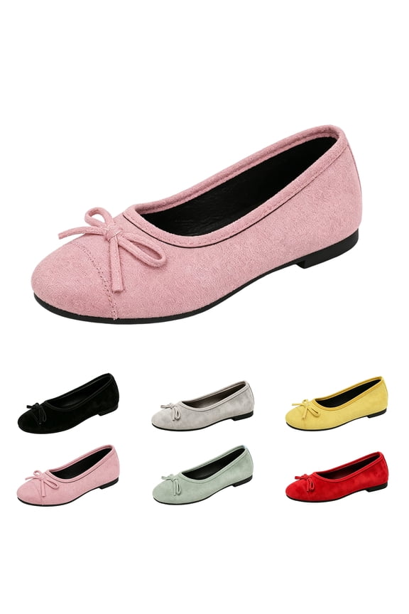 Ballet Shoes for Women Walking Shoe Zero Drop Sole Soft Yoga Work Lightweight Home Non Slip Slip On Sneakers Barefoot for Women Pink 8 Wide