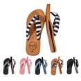 thumbnail image 1 of IEMIEMIEM Flip Flops for Women with Arch Support Yoga Mat Comfortable Summer Beach Walking Thong Cushion Indoor Outdoor Sandals Non Slip Slip On Flip Flops Brown 8.5 Wide, 1 of 7