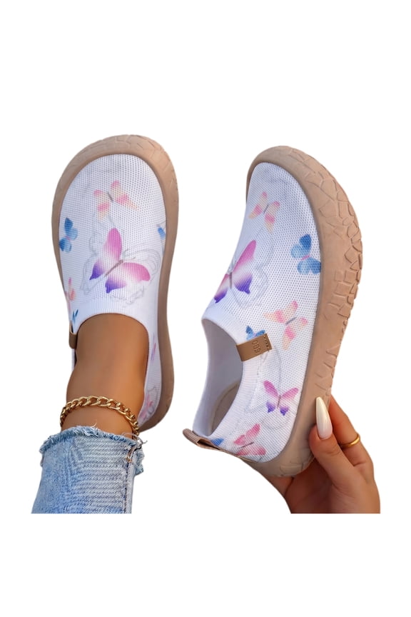 Loafers for Women Platform Wide Width Hollow Out Woven Breathable Mesh Non Slip Work Arch Support Tennis Shoes Comfortable Womens Nursing Comfortable Footwear Light Blue 8.5 Wide