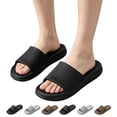 thumbnail image 1 of IEMIEMIEM Mens Slide Sandals Summer Beach Sandals Comfort Casual House Shower Shoes Waterproof Outdoor Water Pool Gym Slides 9 wide, 1 of 6