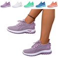 thumbnail image 1 of IEMIEMIEM Mesh Sneakers for Women Comfortable Arch Support Running Shoes Breathable Athletic Gym Trainers Lace up Casual Walking Shoe 9.5 wide, 1 of 7