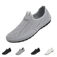 thumbnail image 1 of IEMIEMIEM Orthopedic Shoes for Men Arch Support Running Shoes Wide Non Slip Slip on Hiking Shoes Mesh Stretch Comfort 2026 Orthopedic Shoes Gray 10.5 Wide, 1 of 4