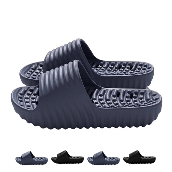 IEMIEMIEM Slides for Men Shower Shoes House Slippers Beach Sandals EVA Comfortable Bathroom Non Slip Lightweight Quick Dry Suitable for Indoor Outdoor 9-9.5 wide