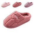 thumbnail image 1 of IEMIEMIEM Slippers for Women Orthopedic Soft Slippers Cute Fuzzy Slipper Memory Foam House Shoes Indoor Outdoor Winter 6-6.5 wide, 1 of 5