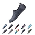 thumbnail image 1 of IEMIEMIEM Water Shoes Women Men Breathable Soft Barefoots Quick Drying Wide Slides Aqua Socks for Hiking Swim Beach Surf Yoga Sport Wine 6.5 Women/5.5 Men, 1 of 4