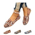thumbnail image 1 of IEMIEMIEM Women's Flat Shoes Boho Slip-On Loafers Comfortable with Soft Rubber Sole for Casual Outdoor Wear 7 wide, 1 of 7