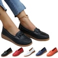 thumbnail image 1 of IEMIEMIEM Womens Loafers Comfortable Flats Shoes Casual Slip On Lightweight Penny Loafers Bussiness Work Shoes Ladies Dress Shoes 10 Wide Black, 1 of 7