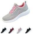 thumbnail image 1 of IEMIEMIEM Womens Sneakers Tennis Shoes 2026 Fashion Slip On Comfortable Lightweight Non Slip Orthopedic Footwear for Walking Casual Travel Gray 7.5 Wide, 1 of 6