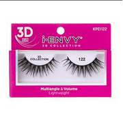 IENVY 3D Eyelashes, Natural Look False Lashes, Light Weight and Multiangle & Volume Lash Black New